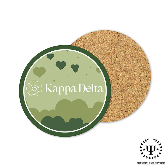 Kappa Delta Beverage coaster round (Set of 4)