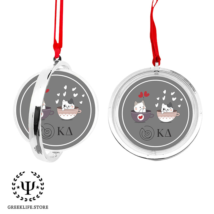 Kappa Delta Christmas Reversible Flat Round Ornament