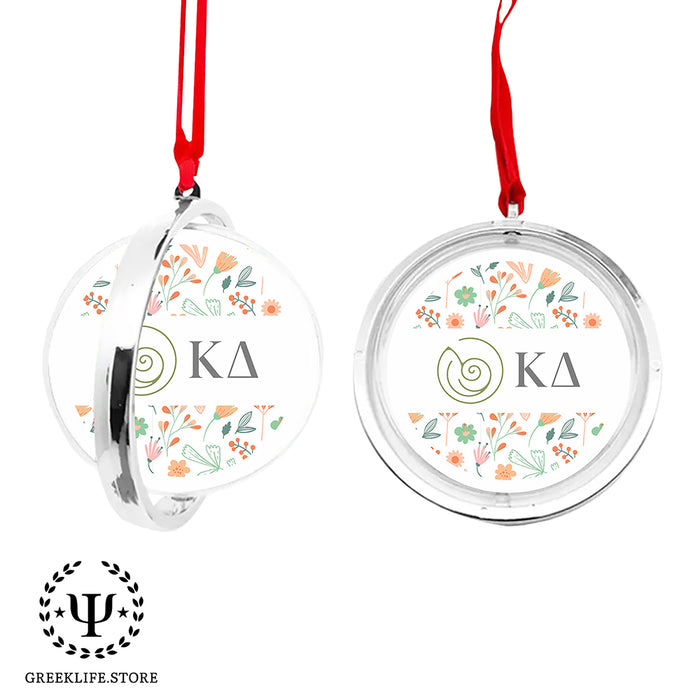 Kappa Delta Christmas Reversible Flat Round Ornament