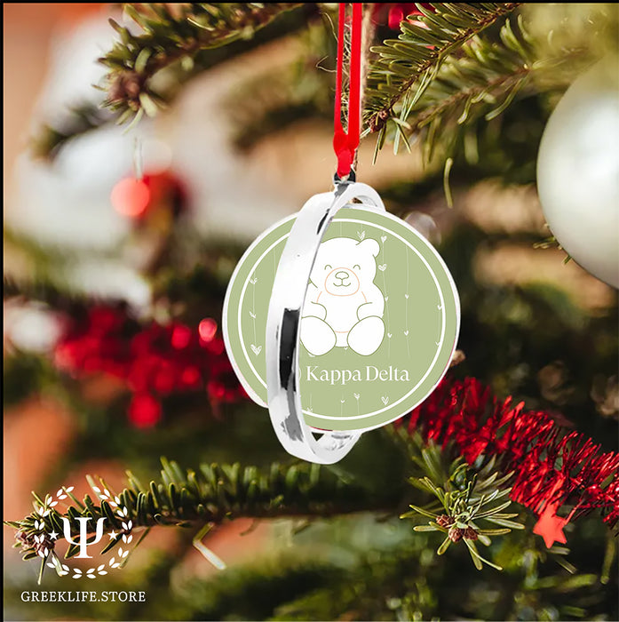 Kappa Delta Christmas Reversible Flat Round Ornament