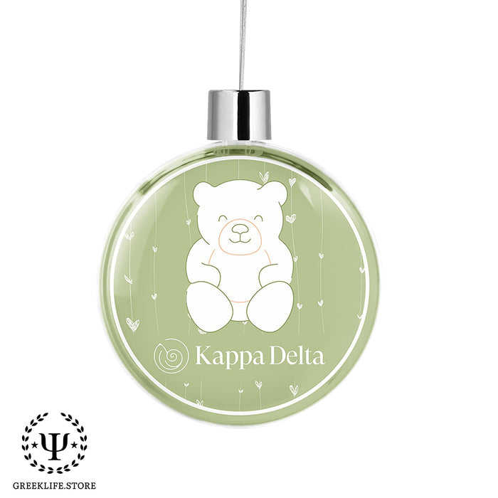 Kappa Delta Christmas Ornament Flat Round