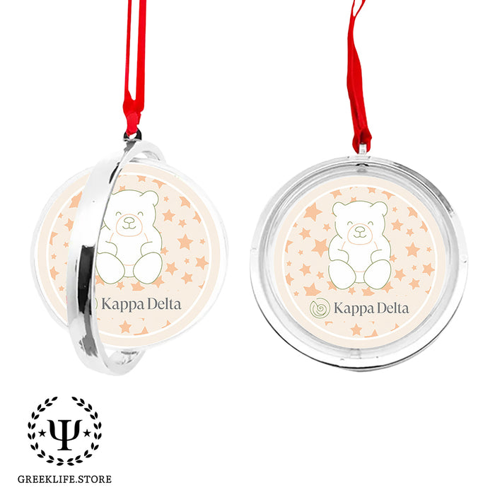 Kappa Delta Christmas Reversible Flat Round Ornament