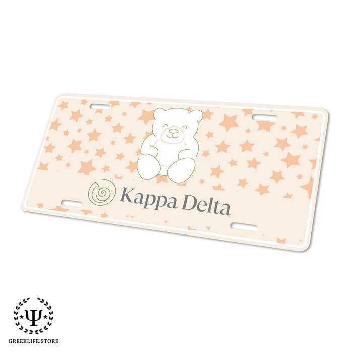 Kappa Delta Decorative License Plate