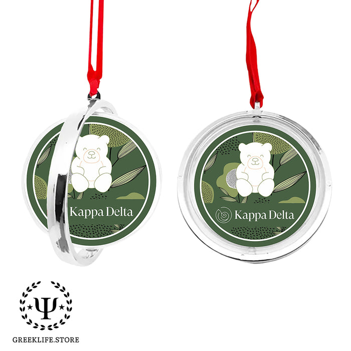 Kappa Delta Christmas Reversible Flat Round Ornament
