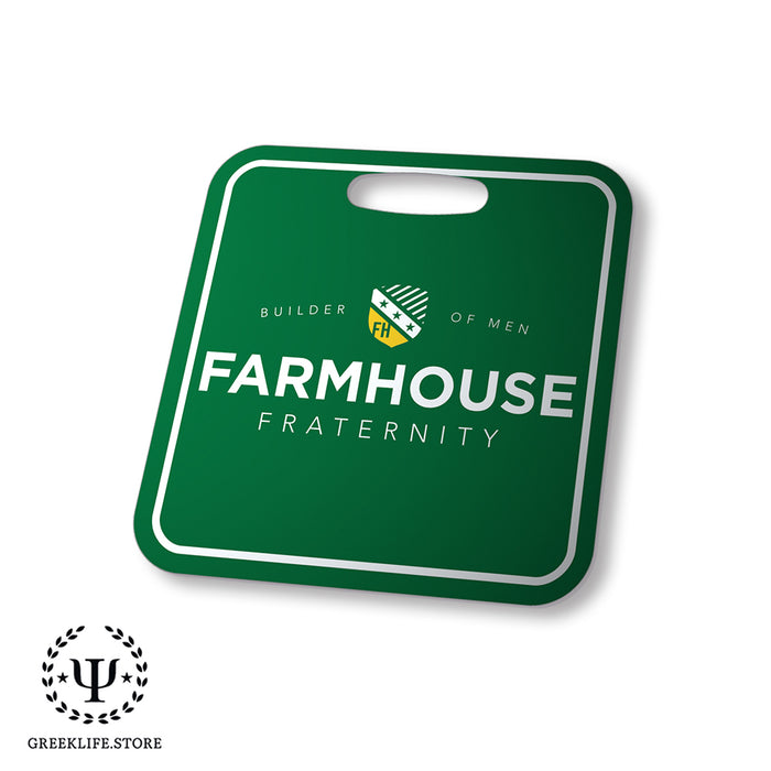 FarmHouse Luggage Bag Tag (square)