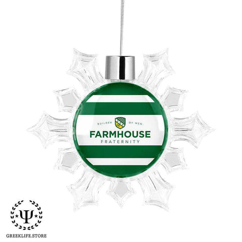 FarmHouse Christmas Ornament - Snowflake