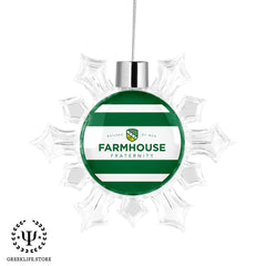 FarmHouse Christmas Ornament - Ball