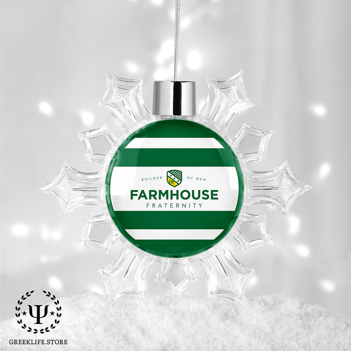 FarmHouse Christmas Ornament - Snowflake