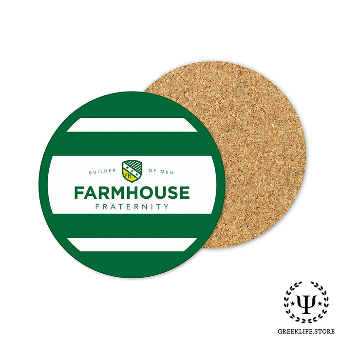 FarmHouse Beverage coaster round (Set of 4)