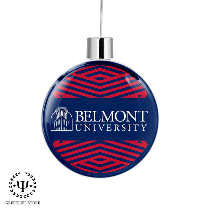 Belmont University Christmas Ornament Flat Round