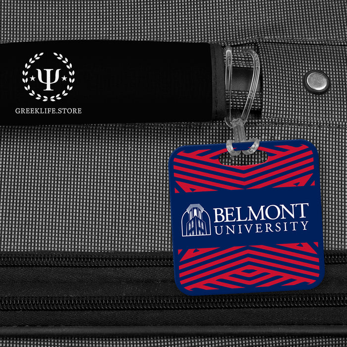 Belmont University Luggage Bag Tag (square)