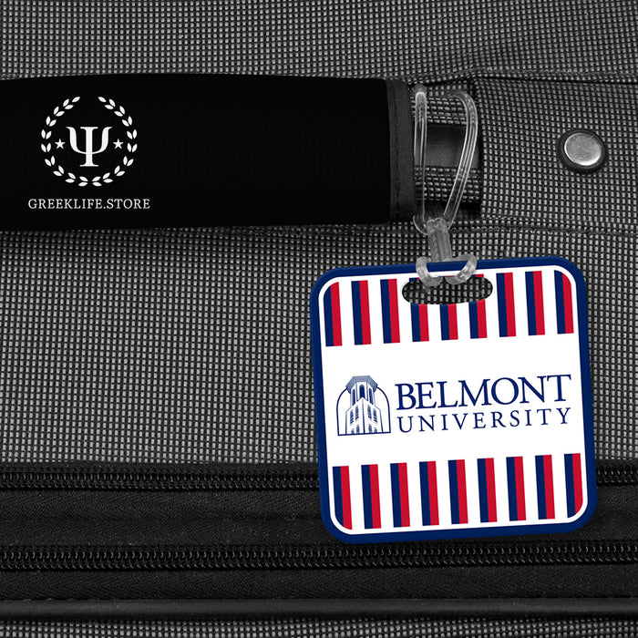 Belmont University Luggage Bag Tag (square)