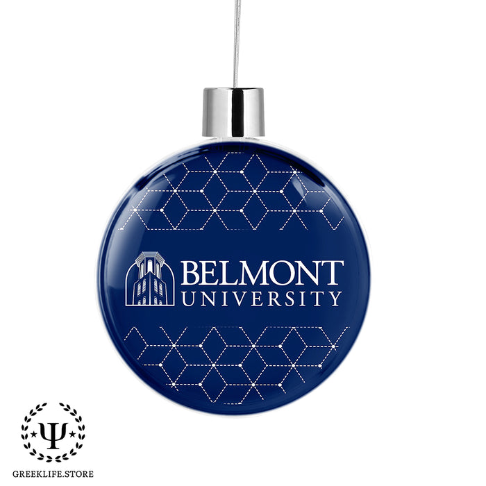 Belmont University Christmas Ornament Flat Round