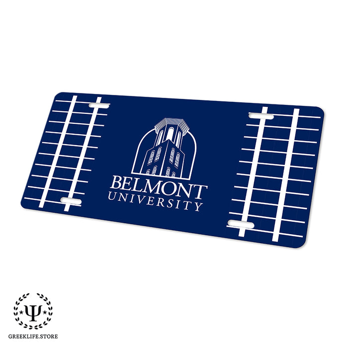 Belmont University Decorative License Plate