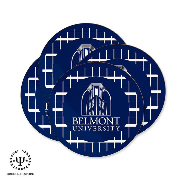 Belmont University Beverage coaster round (Set of 4)