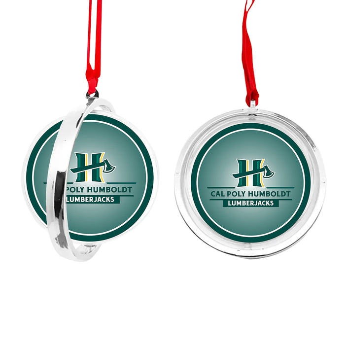 Cal Poly Humboldt Christmas Reversible Flat Round Ornament