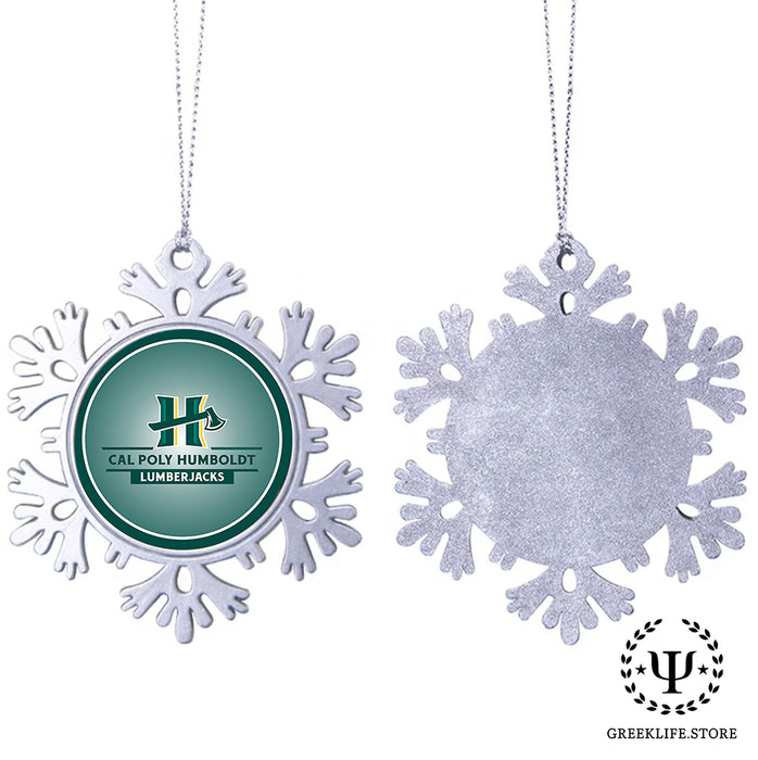 Cal Poly Humboldt Christmas Ornament - Snowflake Metal