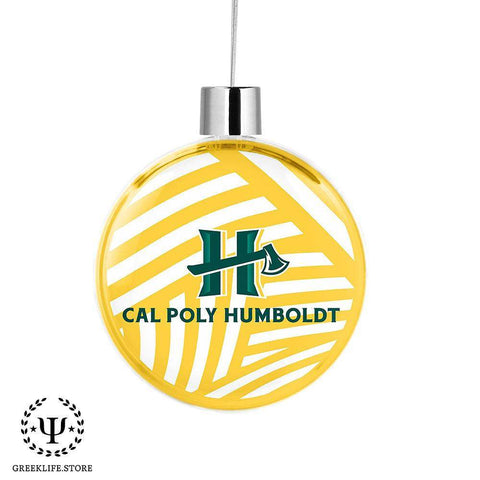 Cal Poly Humboldt Christmas Ornament Flat Round
