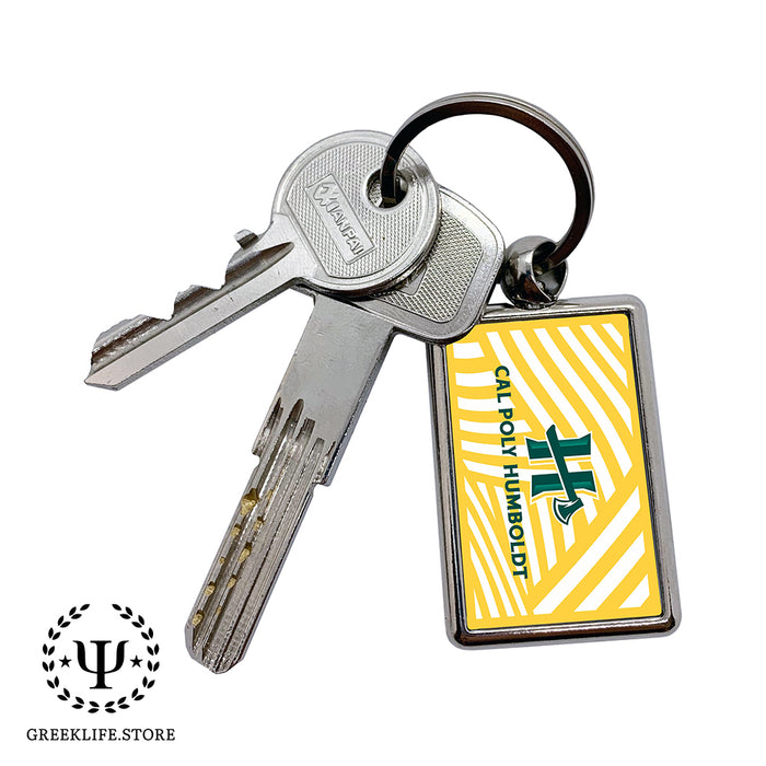 Cal Poly Humboldt Keychain Rectangular