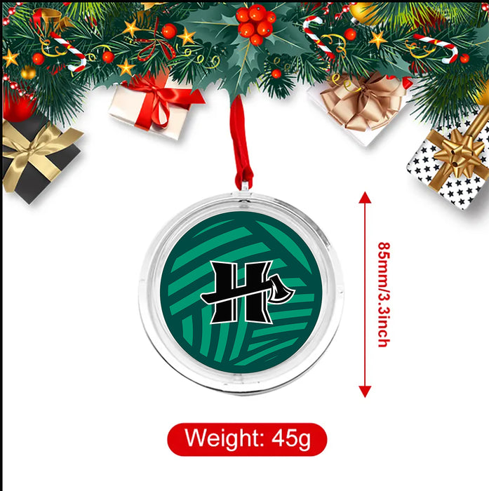 Cal Poly Humboldt Christmas Reversible Flat Round Ornament