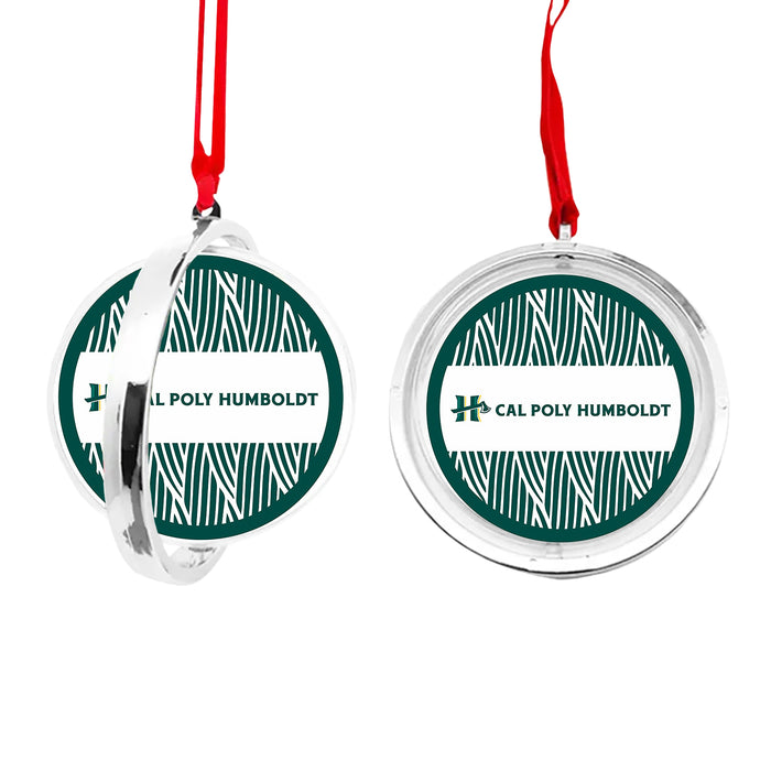 Cal Poly Humboldt Christmas Reversible Flat Round Ornament