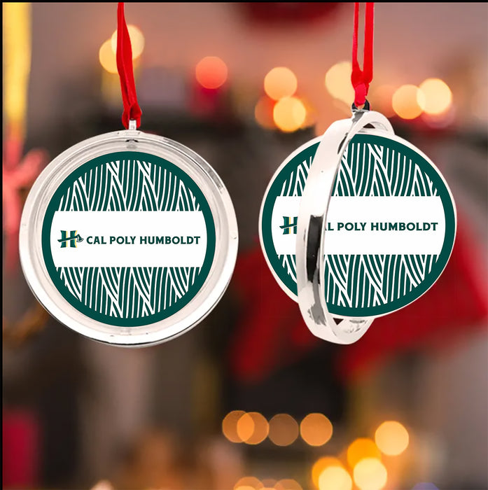Cal Poly Humboldt Christmas Reversible Flat Round Ornament