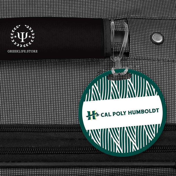 Cal Poly Humboldt Luggage Bag Tag (round)
