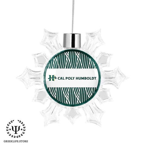 Cal Poly Humboldt Christmas Ornament - Snowflake