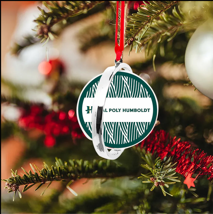 Cal Poly Humboldt Christmas Reversible Flat Round Ornament