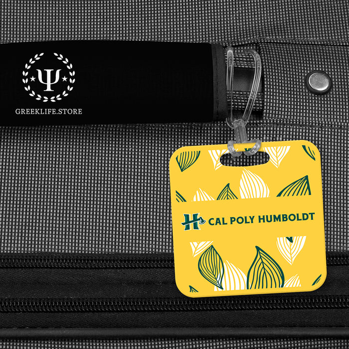 Cal Poly Humboldt Luggage Bag Tag (square)