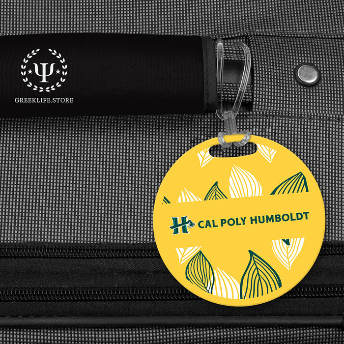 Cal Poly Humboldt Luggage Bag Tag (round)