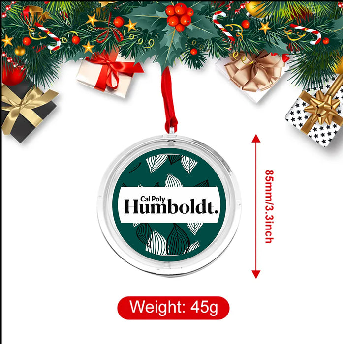 Cal Poly Humboldt Christmas Reversible Flat Round Ornament