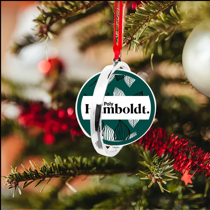 Cal Poly Humboldt Christmas Reversible Flat Round Ornament