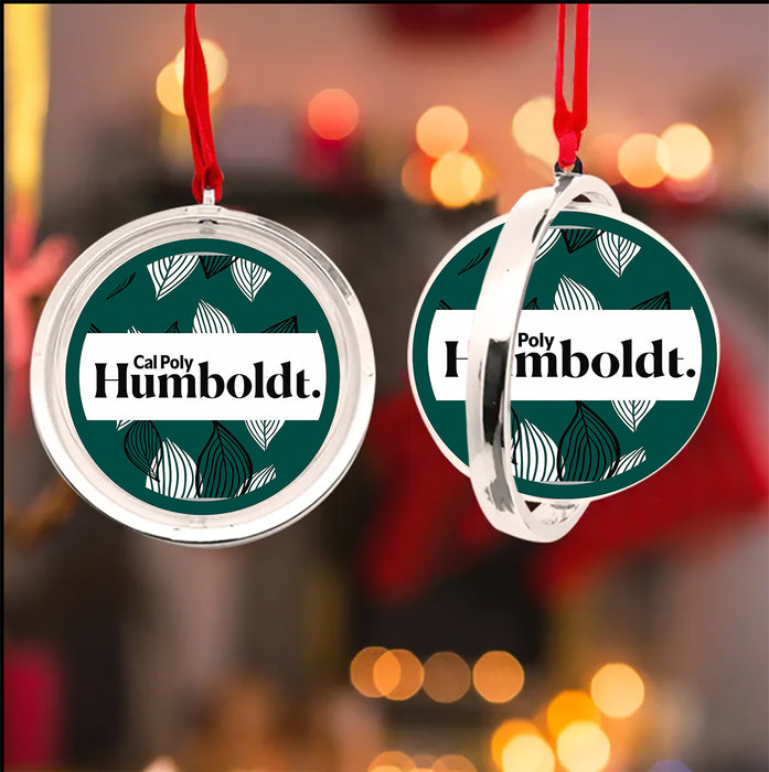Cal Poly Humboldt Christmas Reversible Flat Round Ornament
