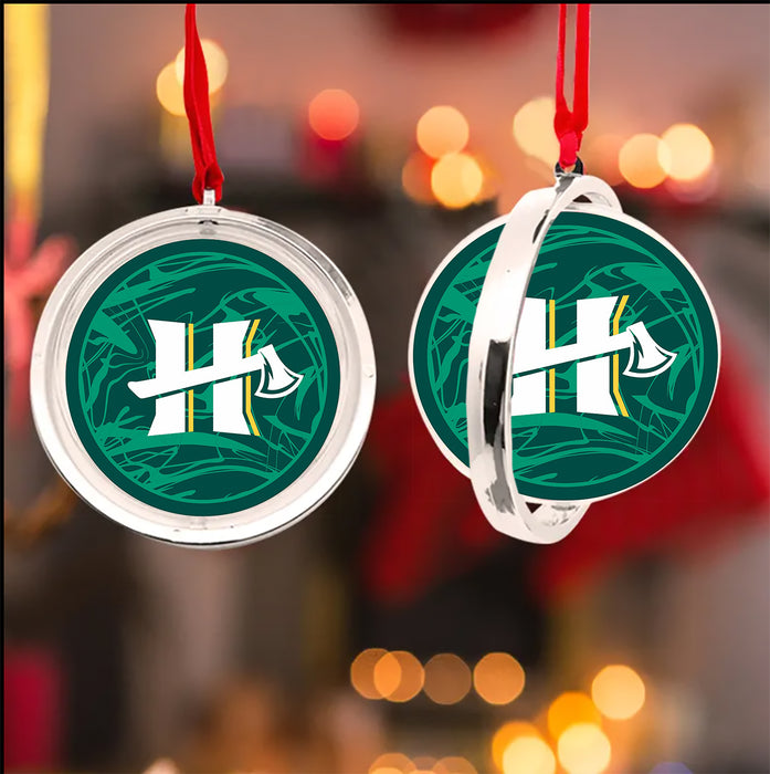 Cal Poly Humboldt Christmas Reversible Flat Round Ornament