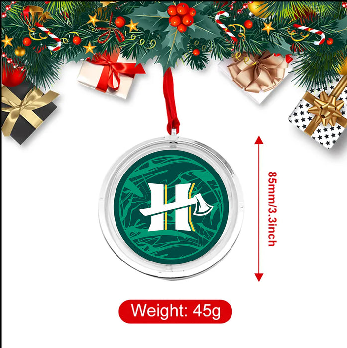 Cal Poly Humboldt Christmas Reversible Flat Round Ornament