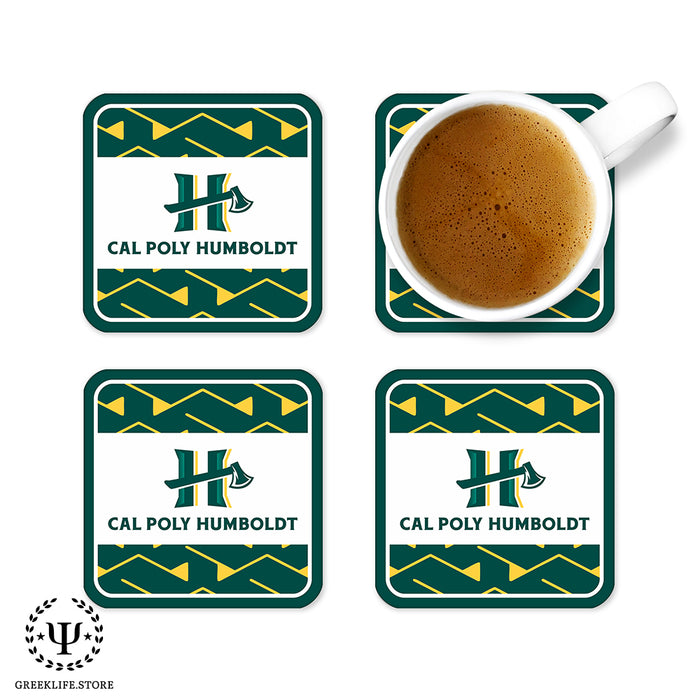 Cal Poly Humboldt Beverage Coasters Square (Set of 4)