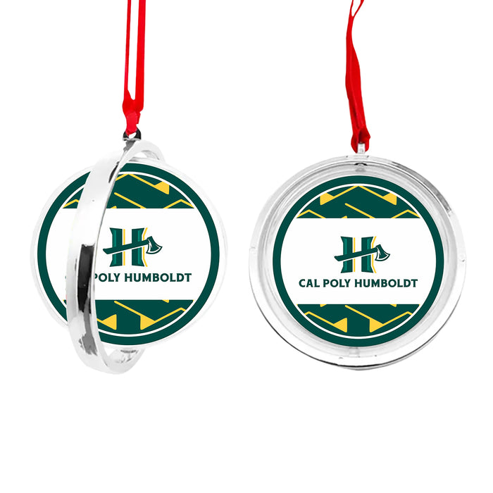 Cal Poly Humboldt Christmas Reversible Flat Round Ornament