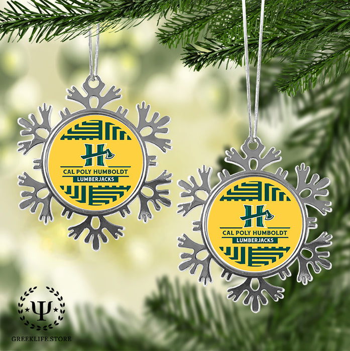 Cal Poly Humboldt Christmas Ornament - Snowflake Metal