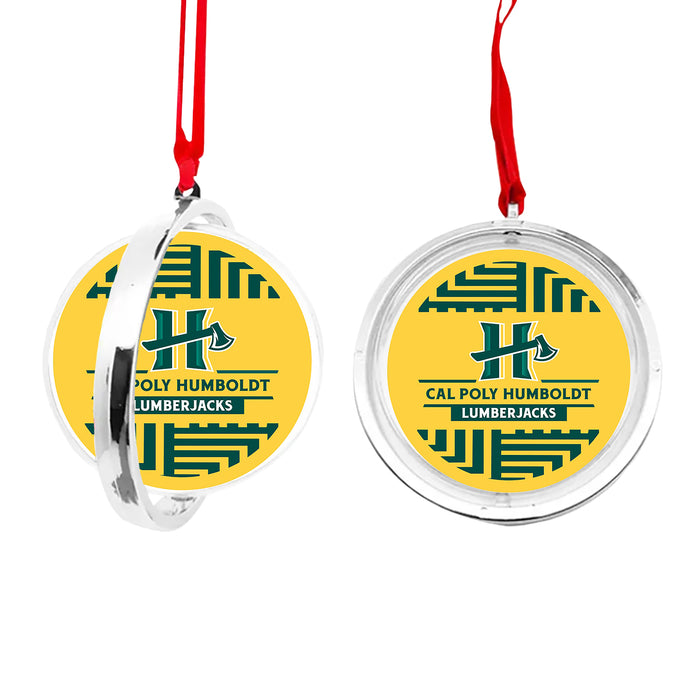 Cal Poly Humboldt Christmas Reversible Flat Round Ornament