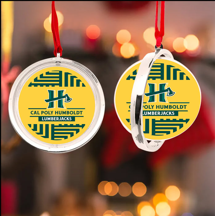Cal Poly Humboldt Christmas Reversible Flat Round Ornament