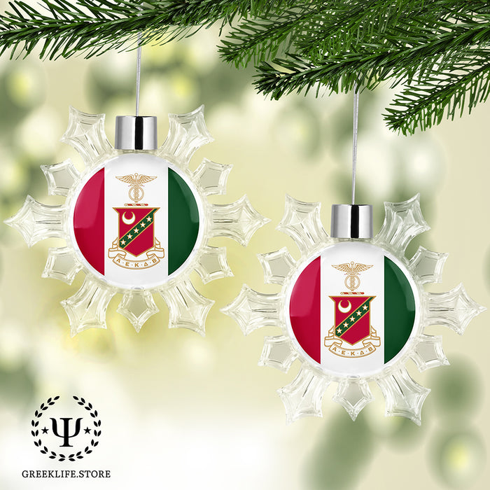Kappa Sigma Christmas Ornament - Snowflake
