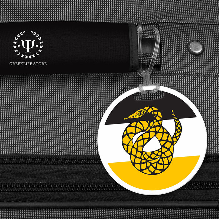 Sigma Nu Luggage Bag Tag (round)