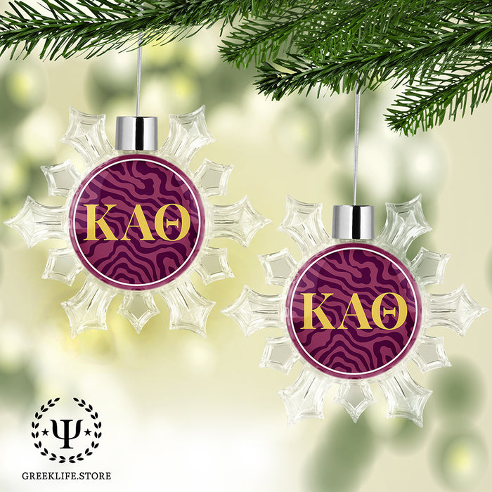 Kappa Alpha Theta Christmas Ornament - Snowflake