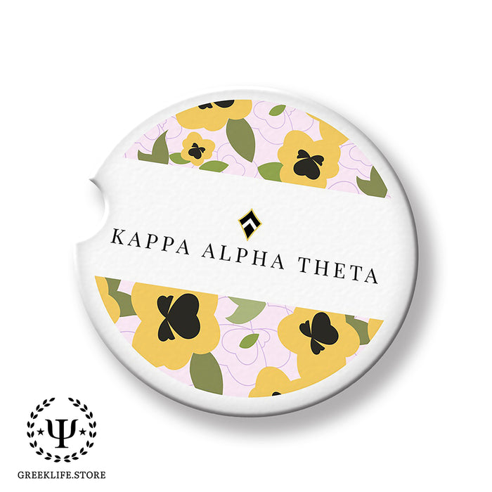 Kappa Alpha Theta Car Cup Holder Coaster (Set of 2)