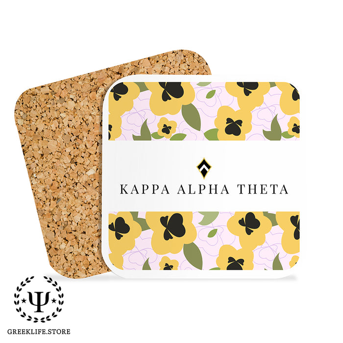Kappa Alpha Theta Beverage Coasters Square (Set of 4)