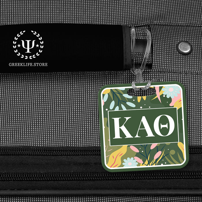Kappa Alpha Theta Luggage Bag Tag (square)