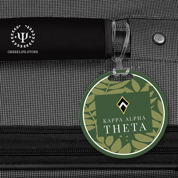 Kappa Alpha Theta Luggage Bag Tag (round)