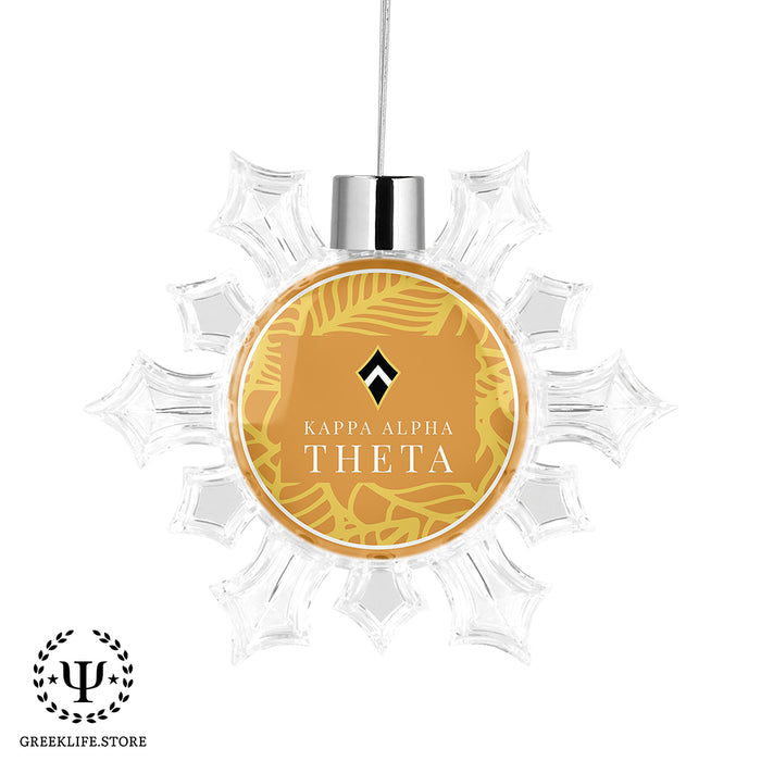 Kappa Alpha Theta Christmas Ornament - Snowflake