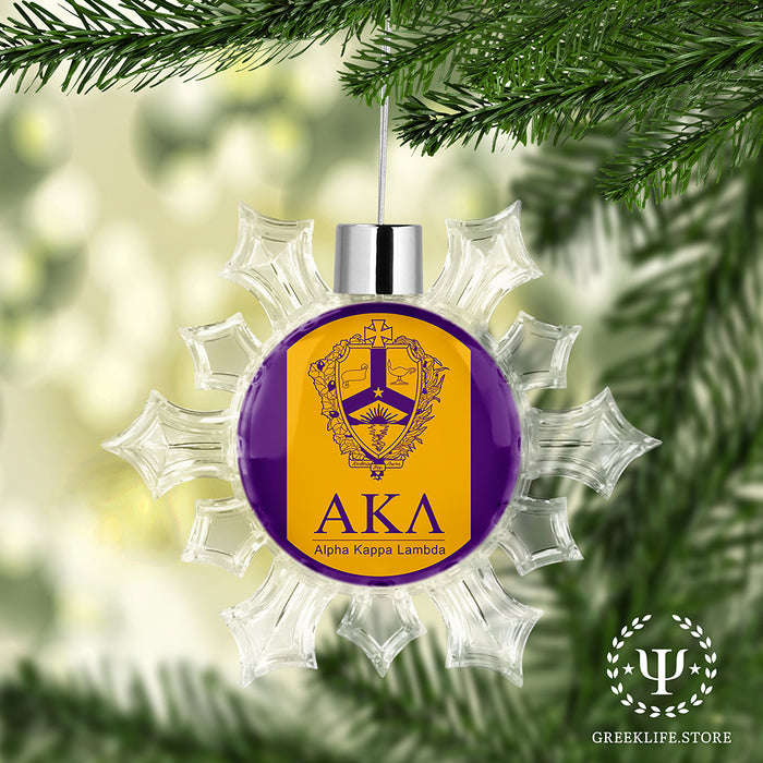 Alpha Kappa Lambda Christmas Ornament - Snowflake